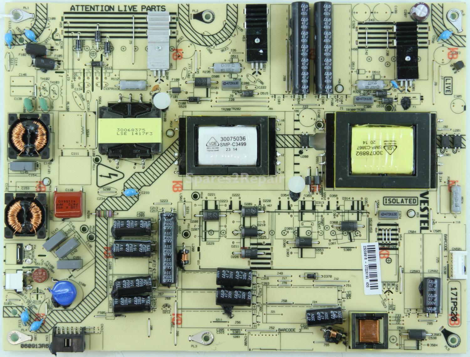 JVC LT-39C740 - PSU - 23209618 - 17IPS20 - 060913R6