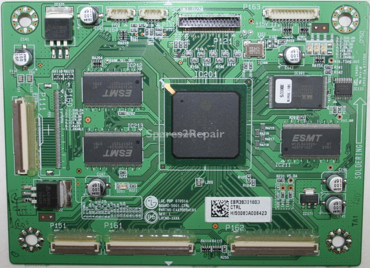 LG 50PG6010 - LVDS - EBR38301803 - EAX39594101 - REV L - 50G1_CTRL - PDP 070914