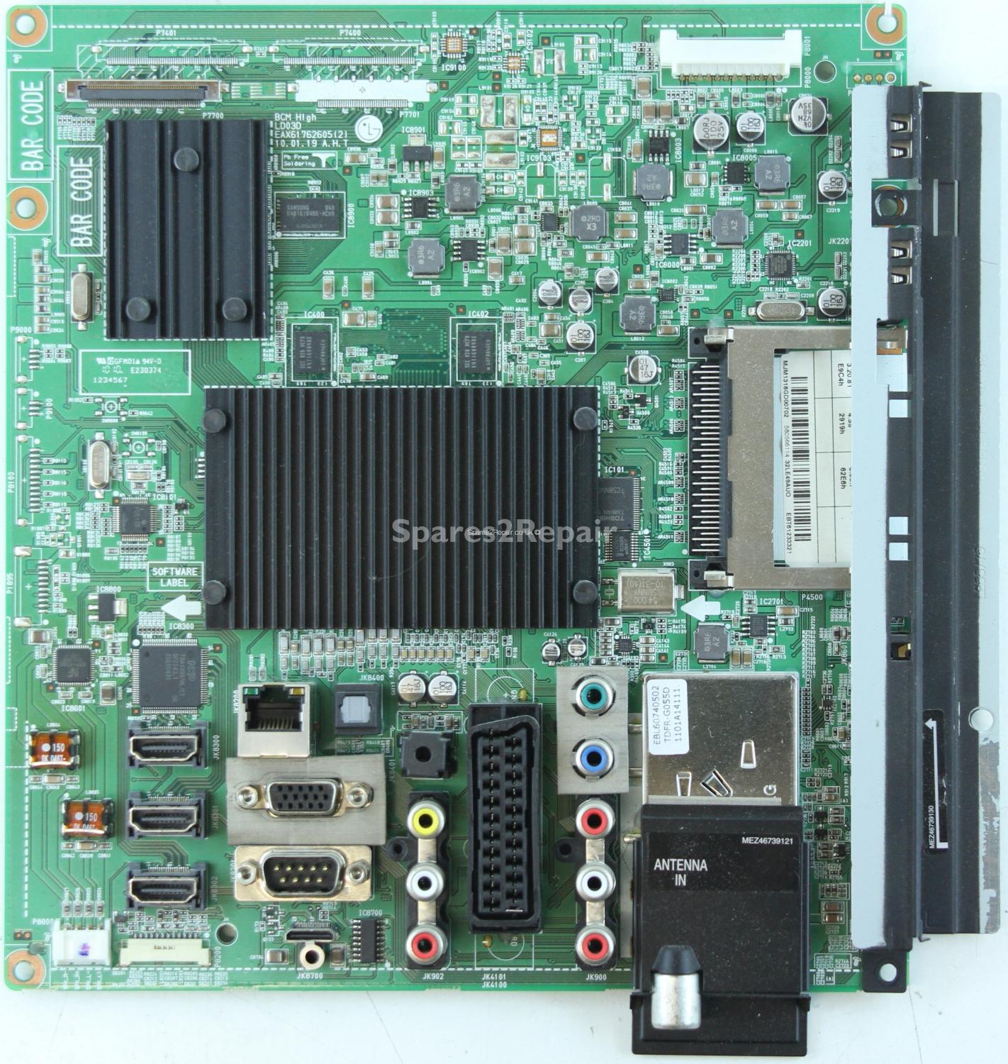 LG 32LE4900 - Main AV - EBT61233321 - EAX61762605(2) - LD03D