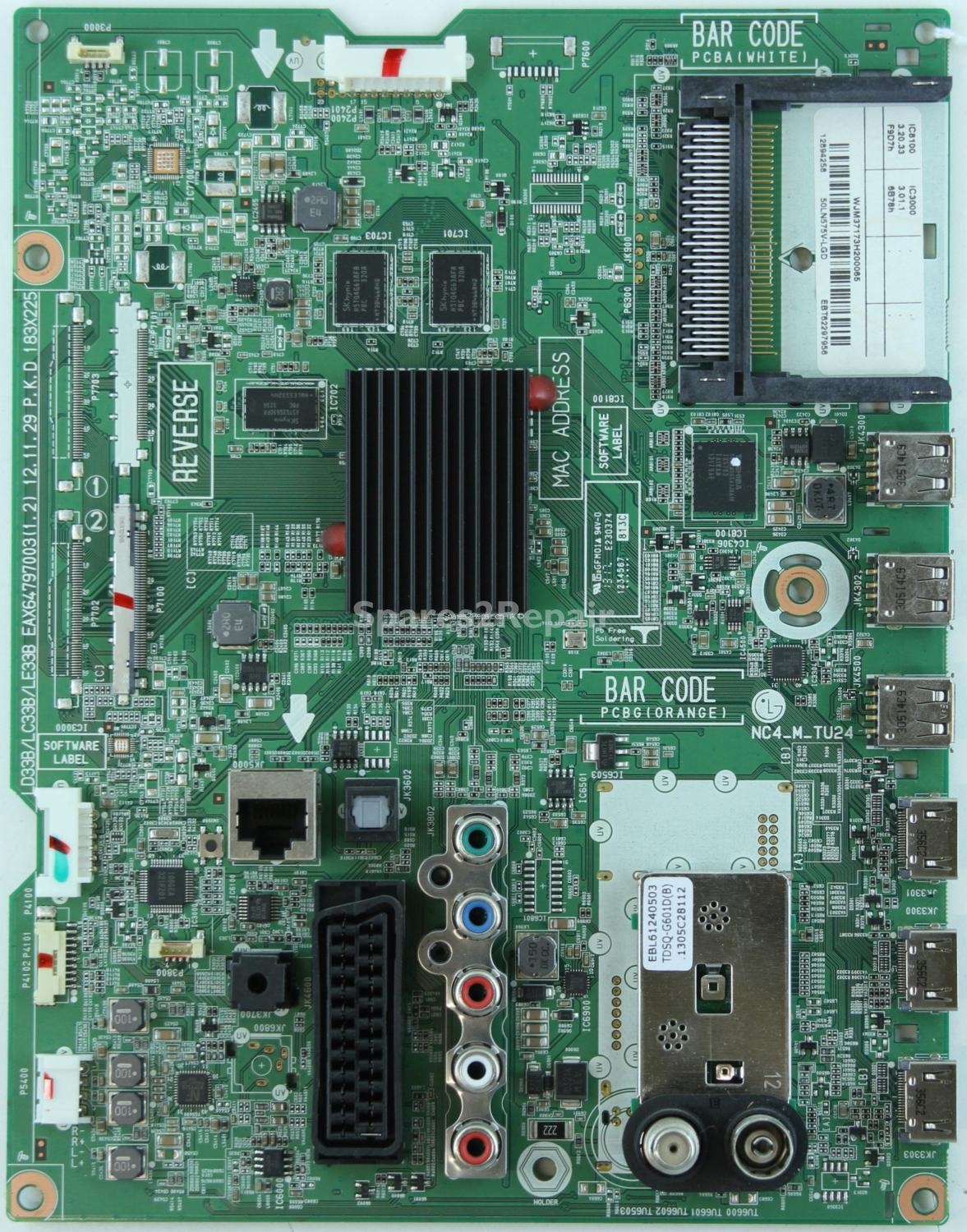 LG 50LN575V - Main AV - EBT62297956 - EAX64797003(1.2) - NC4_M_TU24 - LD33B/LC33B/LE33B