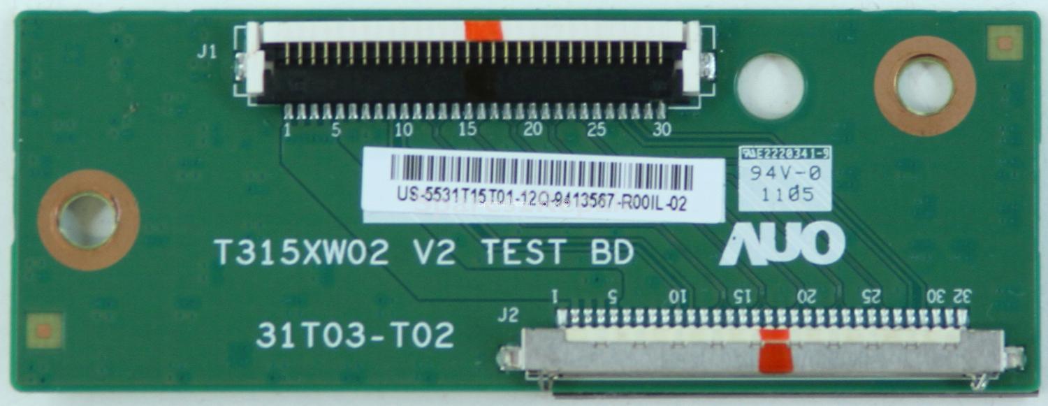 LG 32LS3500 - T-Con - 55.31T15.T01 - T315XW02 V2 - 31T03-T02