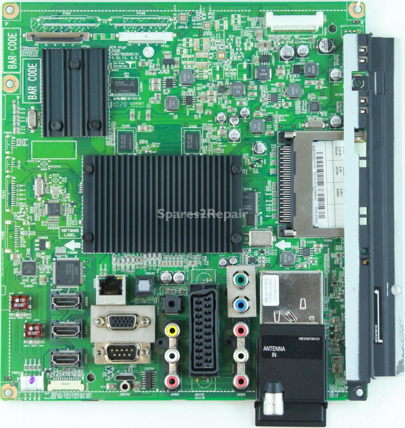 LG 32LE4900 - Main AV - EBT61233321 - EAX61762609(3) - LD03D - BCM High