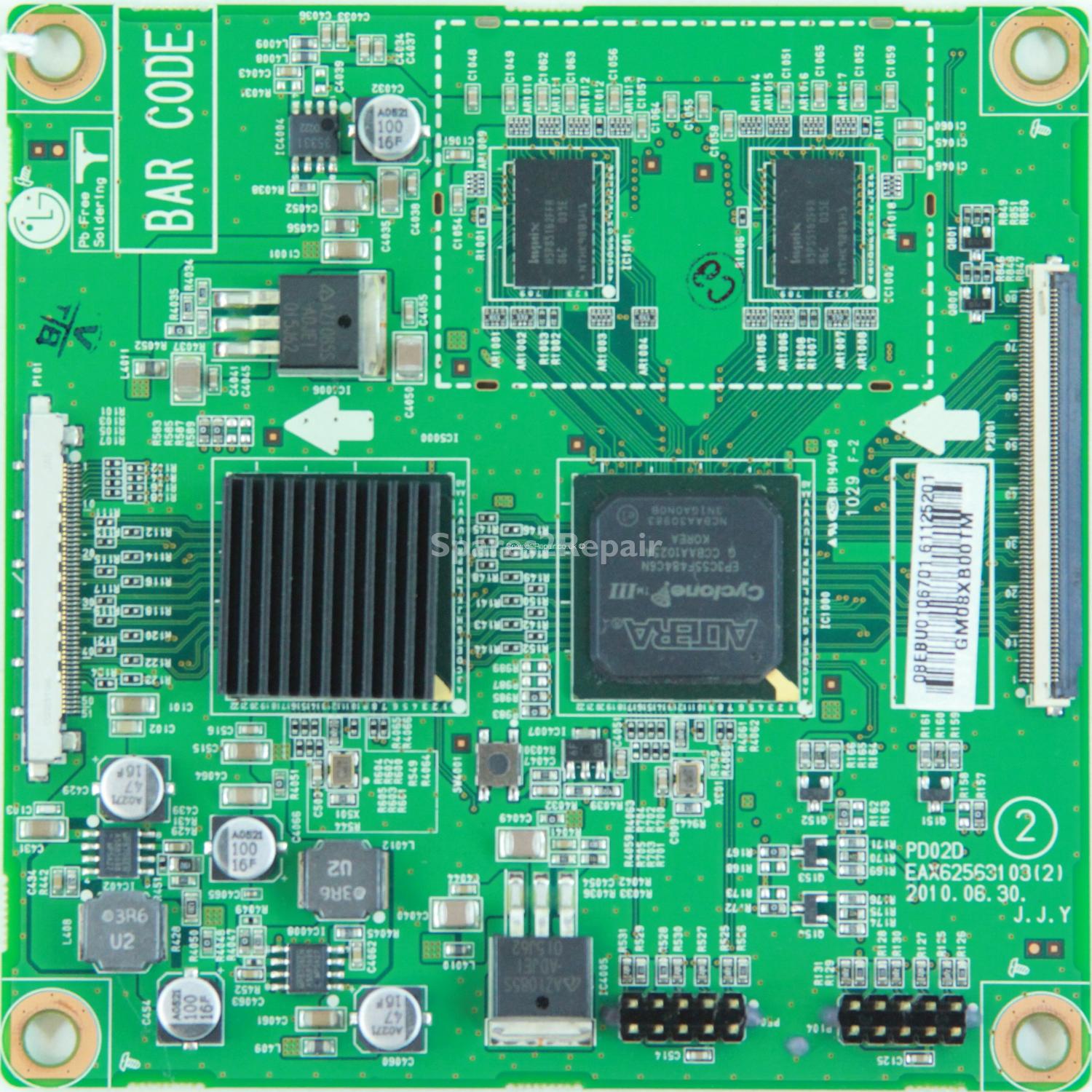 LG 50PX990 - Logic CTRL Board - EBU0106701 - EAX62563103(2) - GM08XB00TM