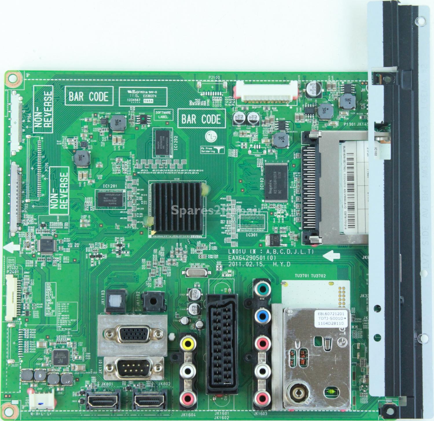 LG 42LV355U - Main AV - EBT6170121 - EAX64290501 (0)