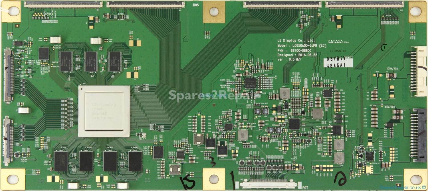 LG OLED65B6V - T-Con - 6871L-4846A - 6870C-0680C - LC650AQD-GJP9 (EC)