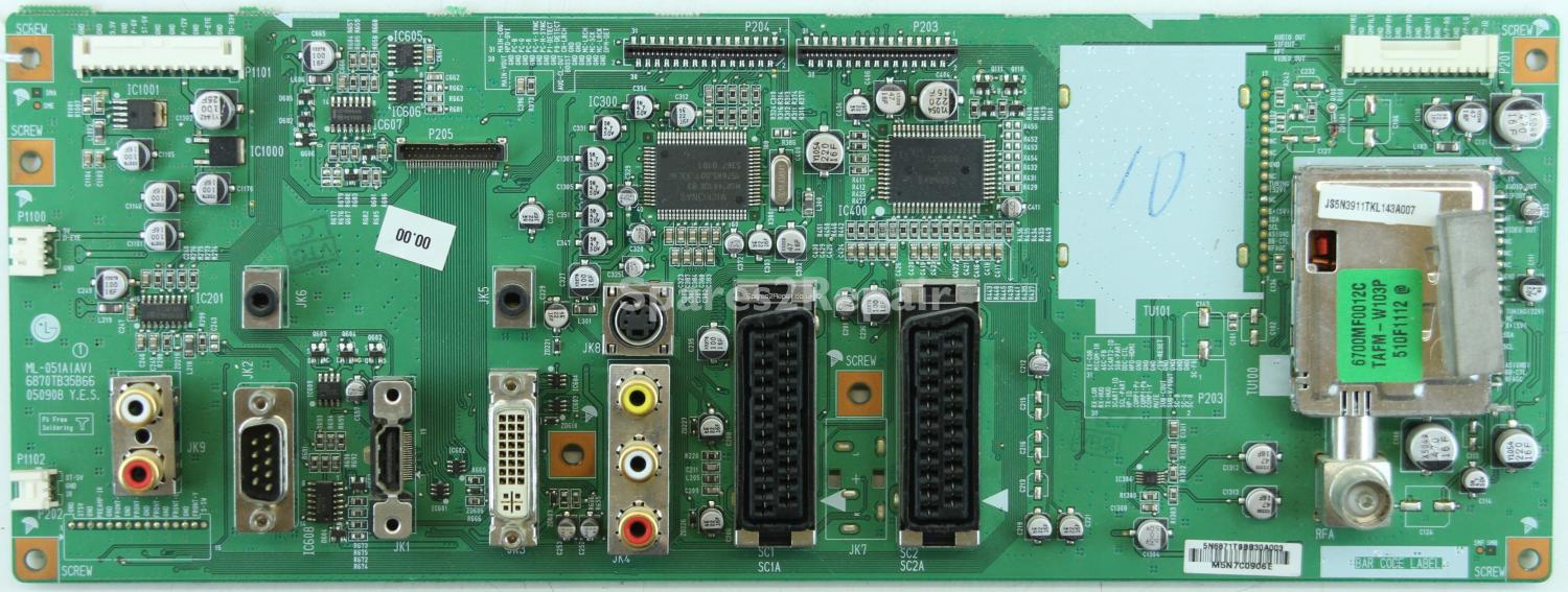 LG 32LX2R-ZE - Main AV - 6870TB35B66 - 050908 - ML-051A(AV)