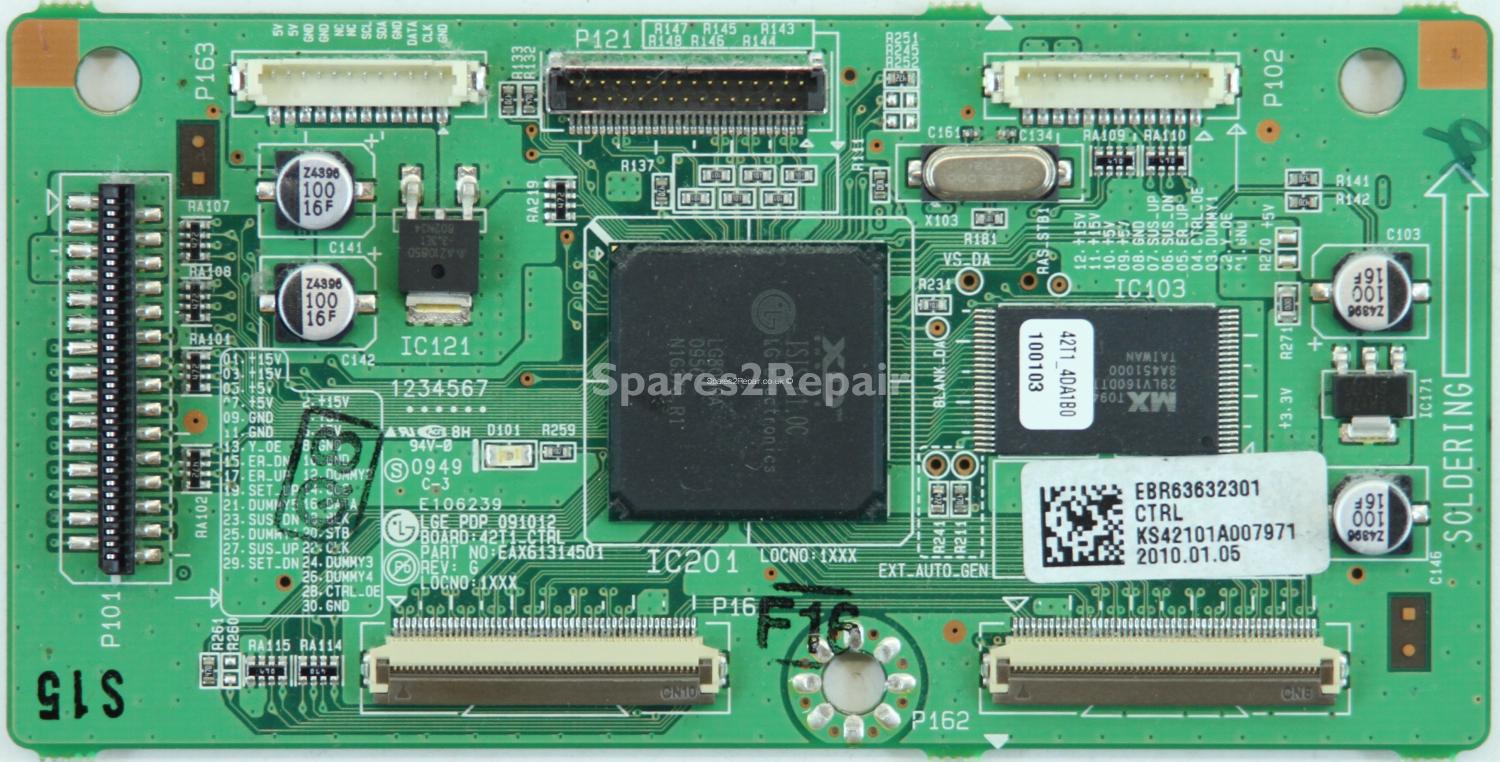 LG 42PJ350/ZA - Logic CTRL - EBR63632301 - EAX61314501 - REV:G - PDP 091012 - 42T1_CTRL