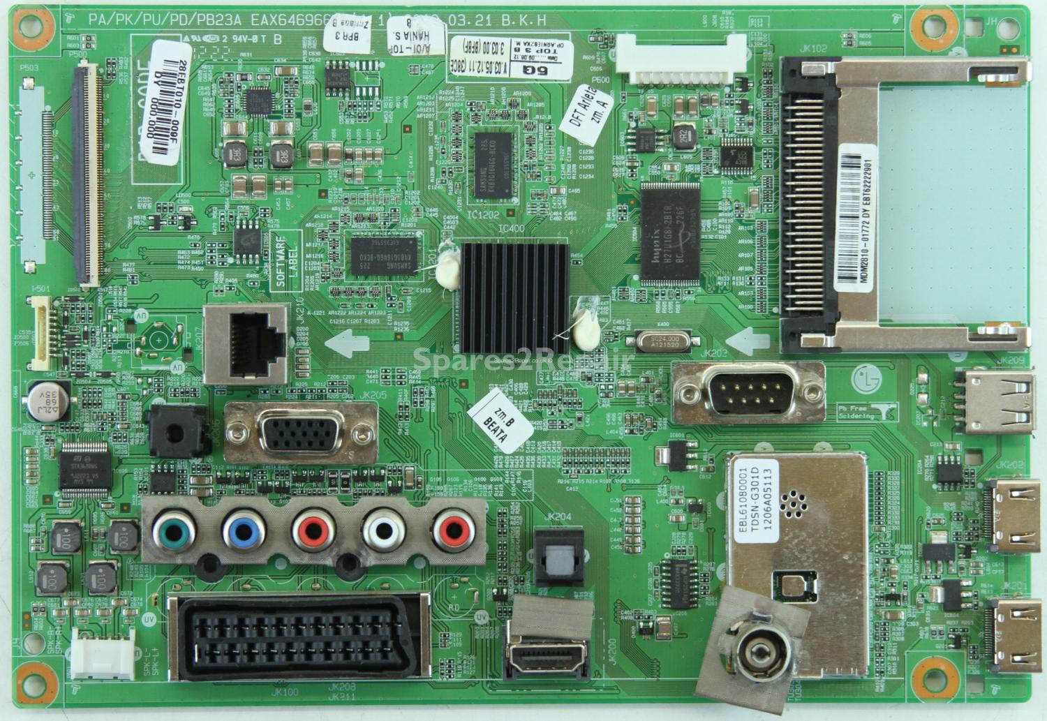 LG 50PA650T-ZG - Main AV - EAX64696604 (1.1) - EBT62222901 - PB23A - EBL61080001