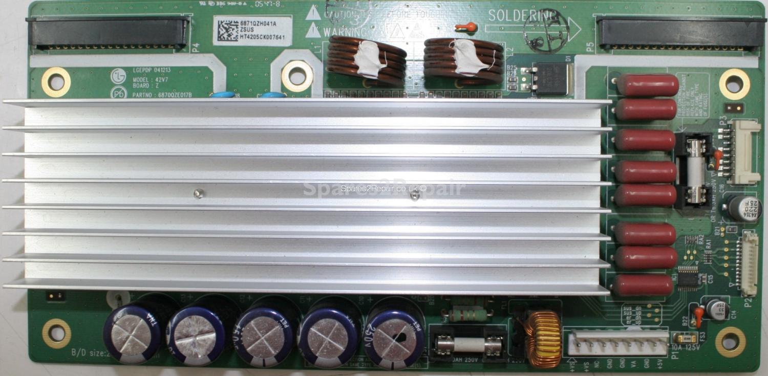 Orion TV-42200SI - ZSUS - 6871QZH041A - 6870QZE017B - PDP 041213 - 42V7 Z