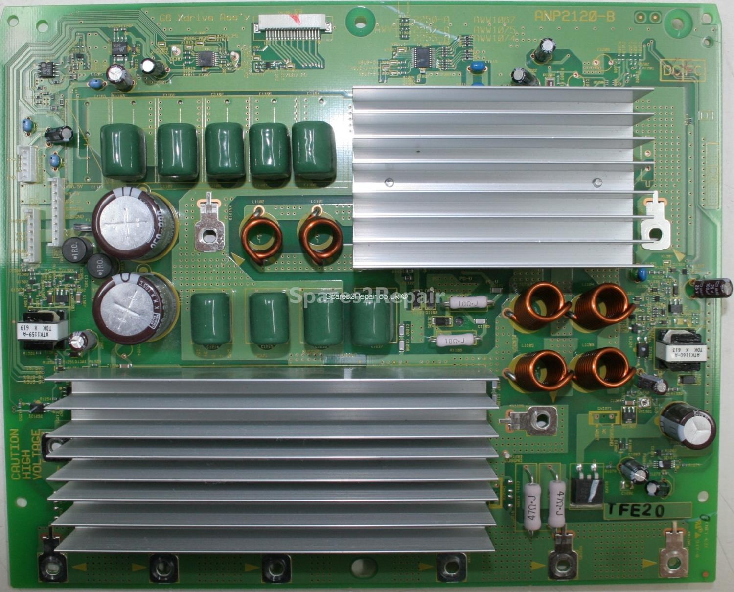 Pioneer PDP-436SXE - XSUS - AWV-2255-A - ANP2120-B - AWW1074 - G6 Xdrive Assy
