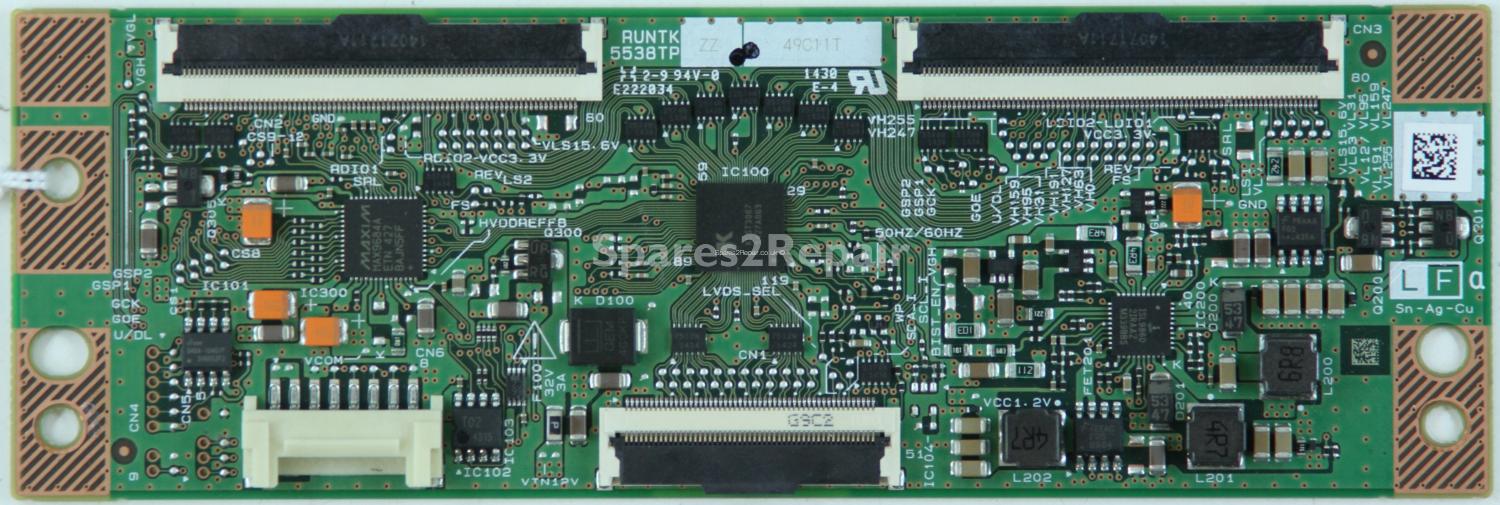 Samsung UE40H5000AK - T-Con - RUNTK5538TP ZZ