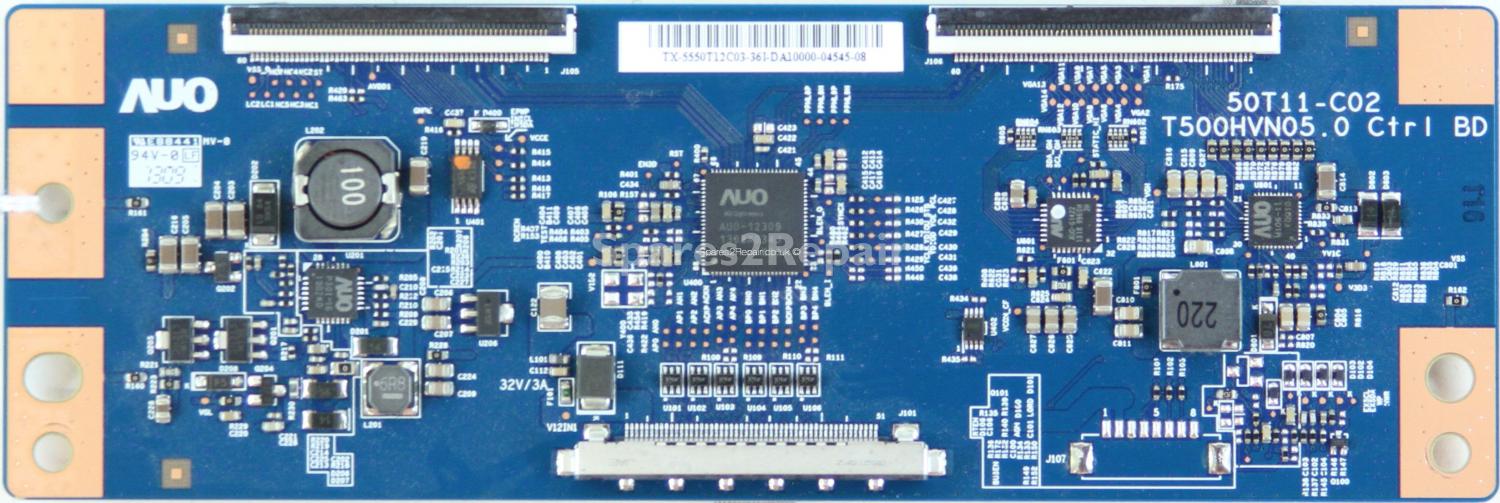 Samsung UE50F5500AK - T-Con - 55.50T12.C03 - 50T11-C02 - T500HVN05.0 Ctrl BD