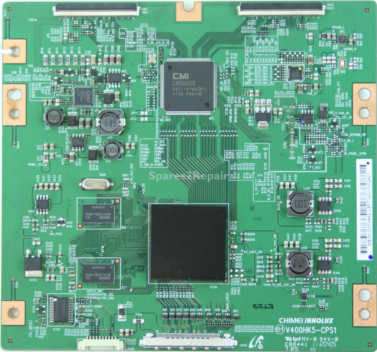 Samsung UE32ES6710 - T-Con - D073482 - V400HK5-CPS1