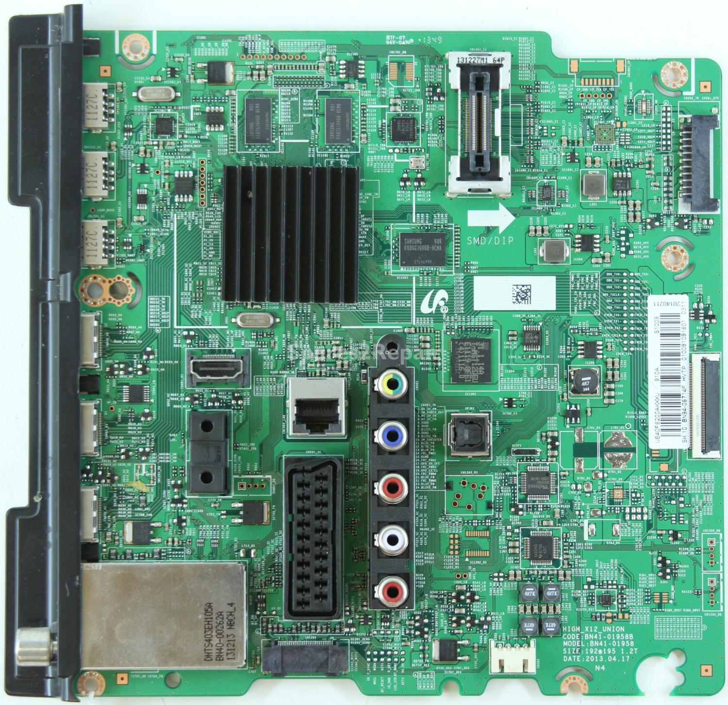 Samsung UE40F6200AK - Main AV - BN94-06714F - BN41-01958B - HIGH_X12_UNION