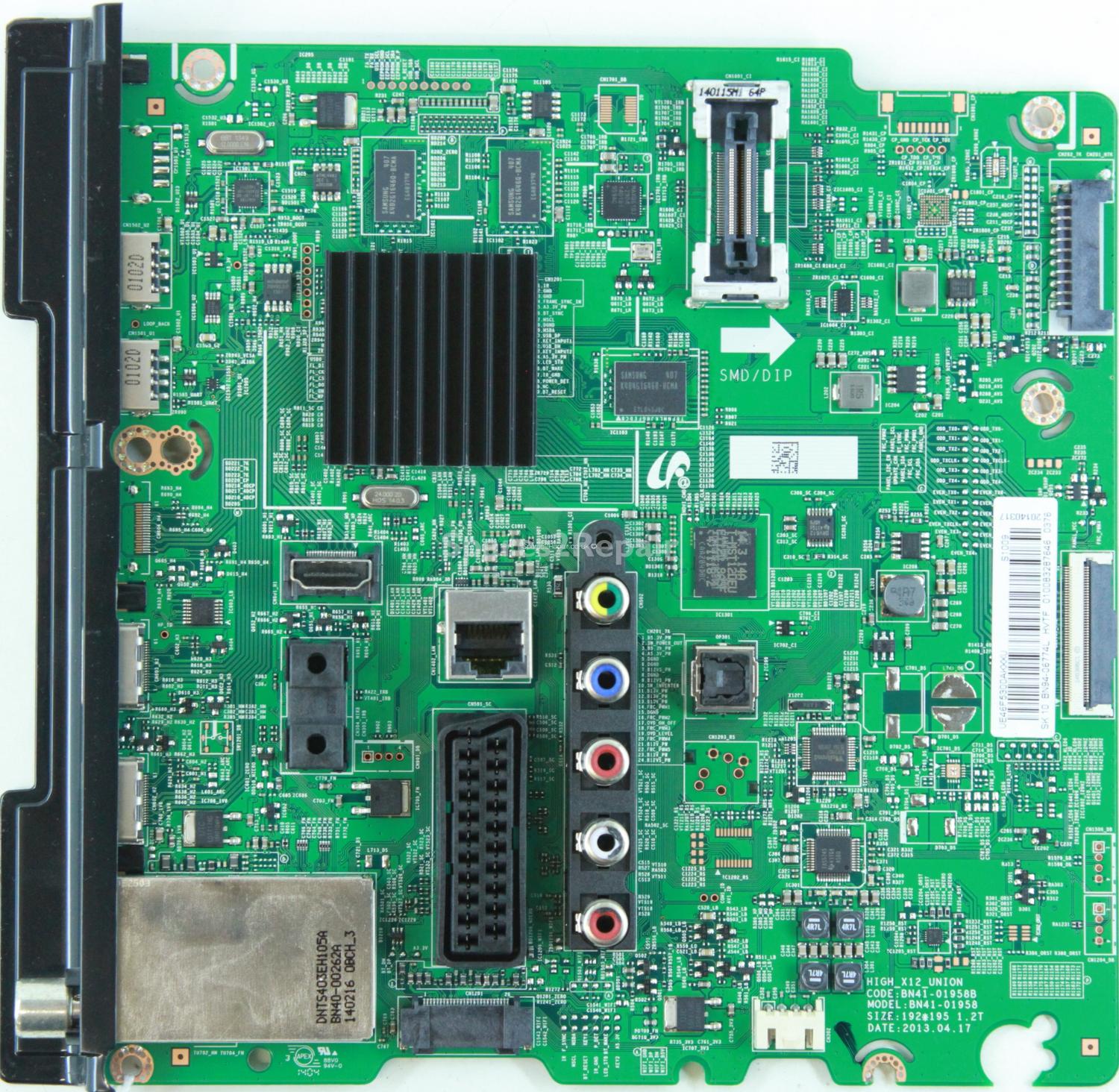 Samsung UE46F5300AK - Main AV - BN94-06774L - BN41-01958B - HIGH_X12_UNION