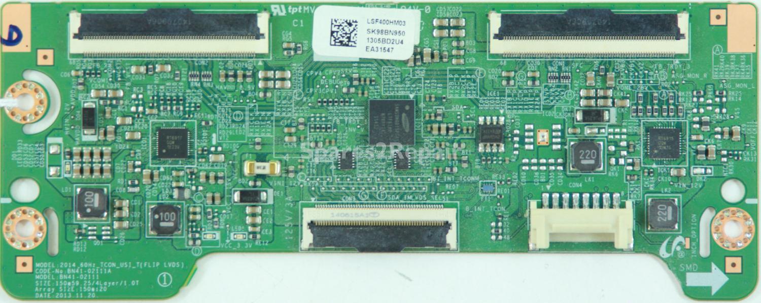 Samsung UE40H5030 - T-Con - BN95-01305B - BN41-02111A - 2014_60Hz_TCON_USI_T(FLIP LVDS) - LSF400HM03