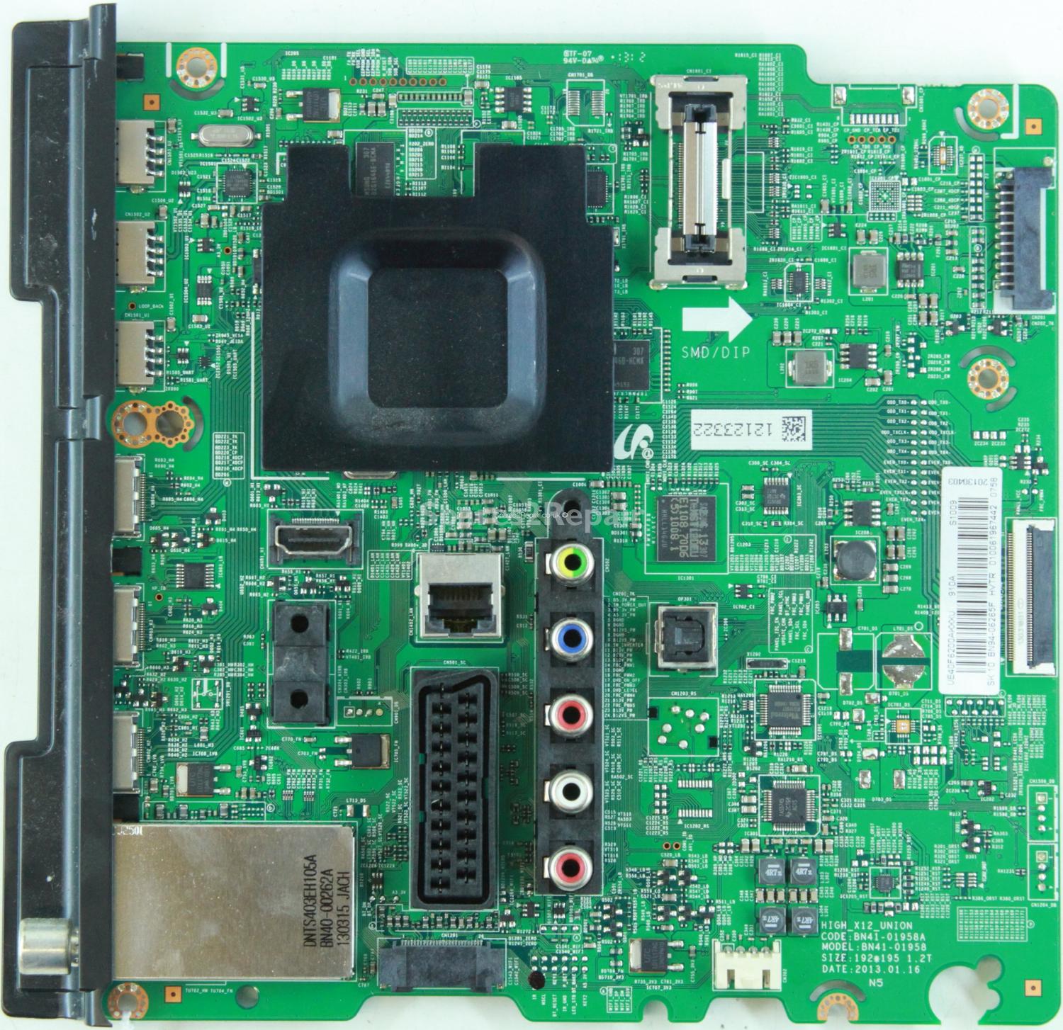 Samsung UE40F6200AK - Main AV - BN94-06265F - BN41-01958A - HIGH_X12_UNION
