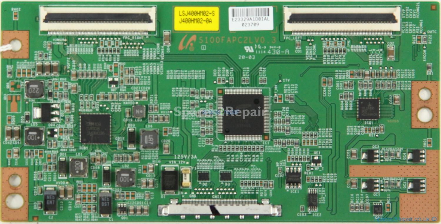 Samsung UE40D5000PW - T-Con - LJ94-23329A - S100FAPC2LV0.3 - LSJ400HM02-S