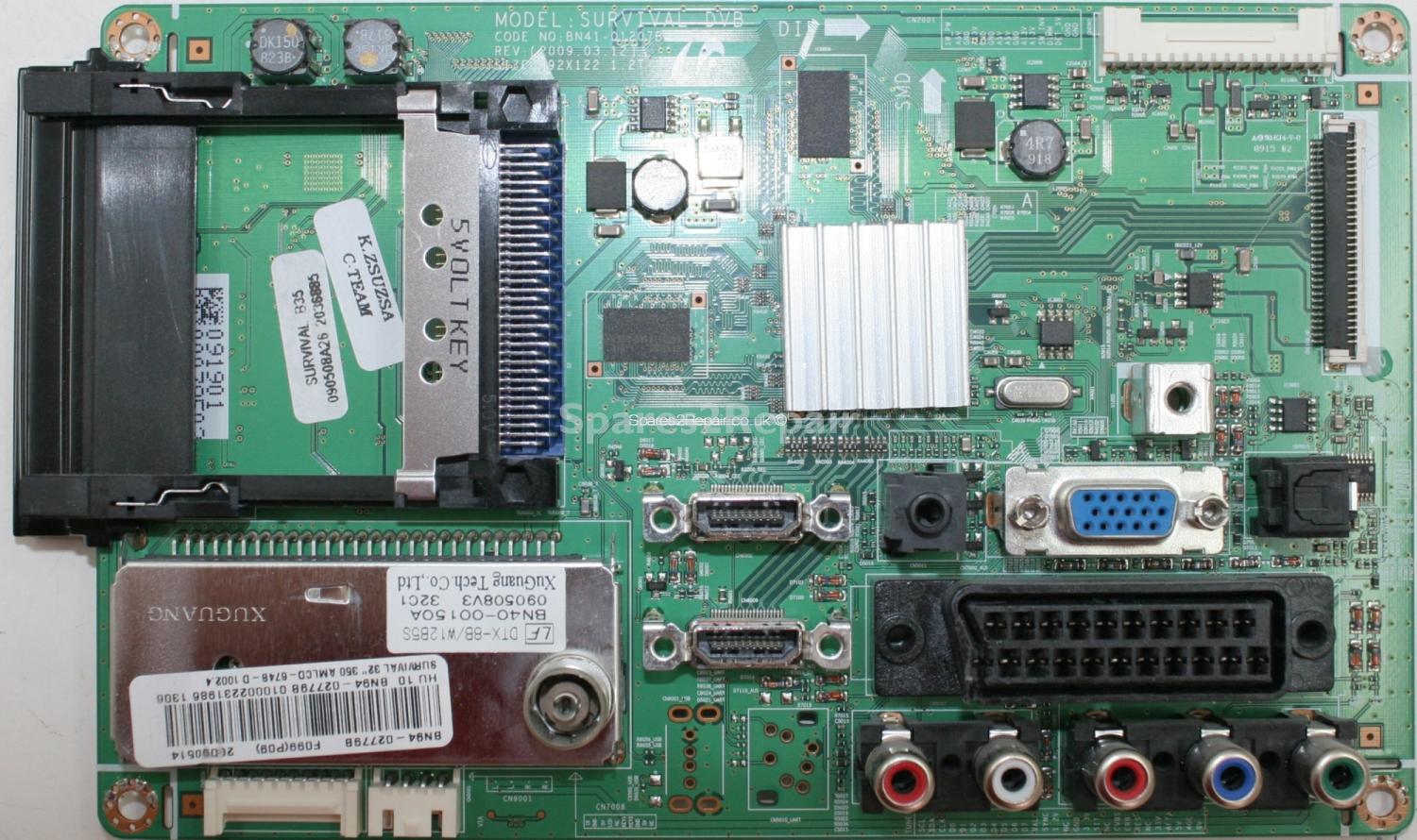 Samsung LE32B350F1W - Main AV - BN41-01207B - BN94-02779B - SURVIVAL_DVB