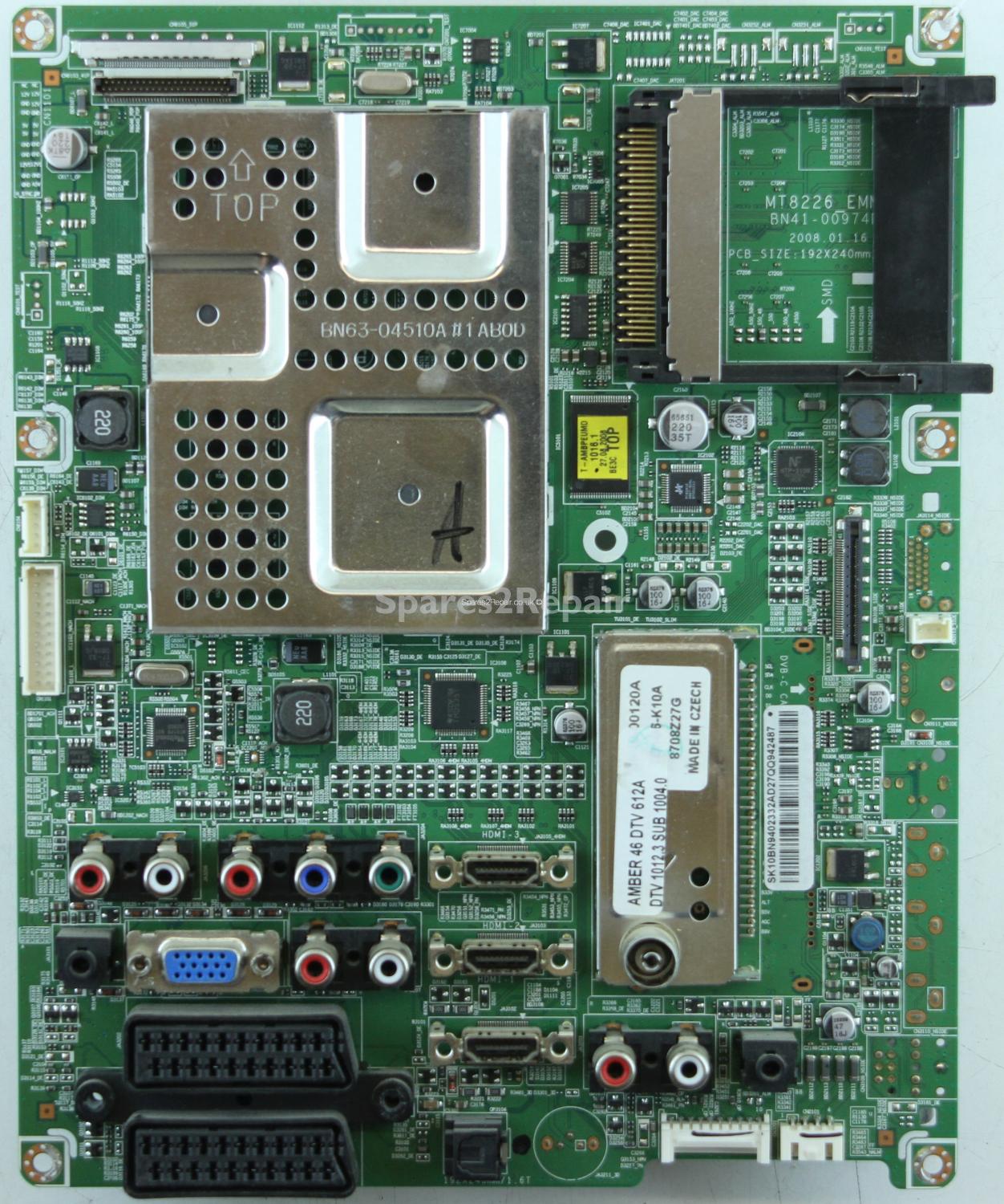 Samsung LE46A656A1F - Main AV - BN41-00974B - BN94-02332A - MT8226_EMMA