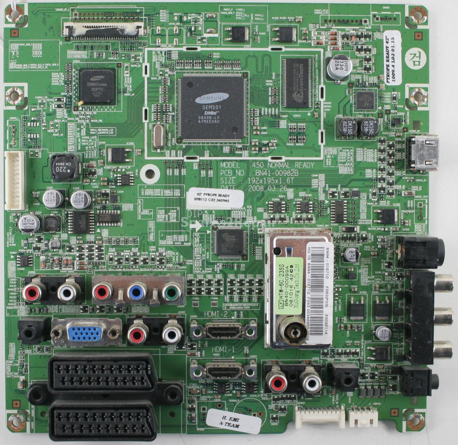 Samsung PS-42A450P2D - Main AV - BN94-01671D - BN41-00982B - 450_NORMAL_READY