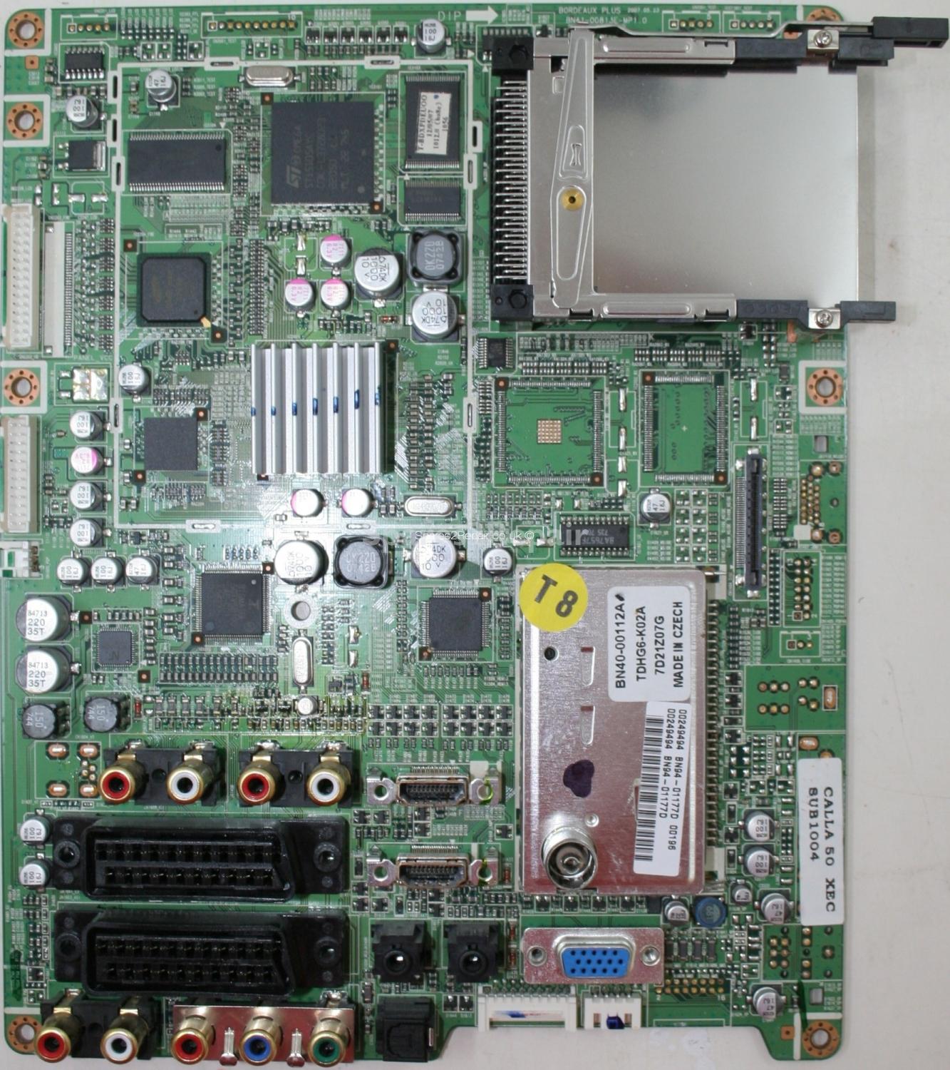 Samsung PS-50Q96HD - Main AV - BN94-01177D - BN41-00813E-MP1.0 - BORDEAUX PLUS