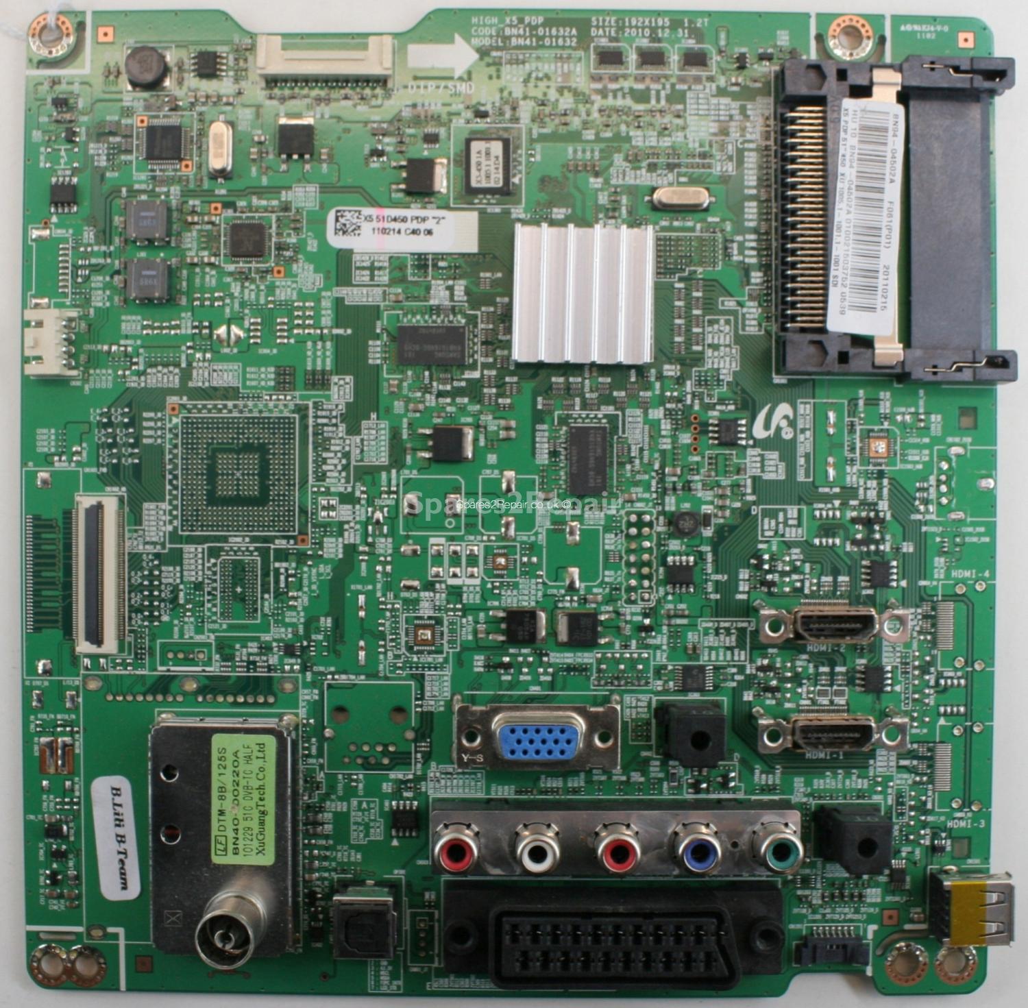 Samsung PS51D450A2W - Main AV - BN94-04502A - BN41-01632A - HIGH_X5_PDP