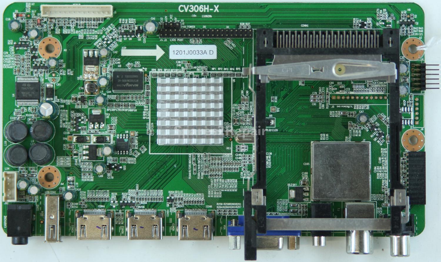 Technika LCD32-56 - Main AV - CV306H-X -10c - 110929b - 1201J0033A D - 4501352