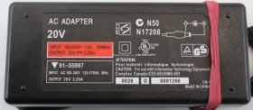 Unbranded - Charger - 91-55997 - 20V 3.25A